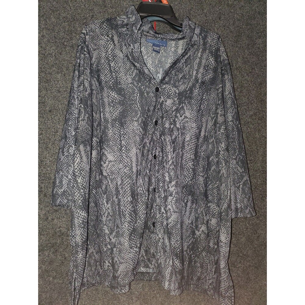 Vintage Venezia Button Up Women's Shirt Sz 26/28
